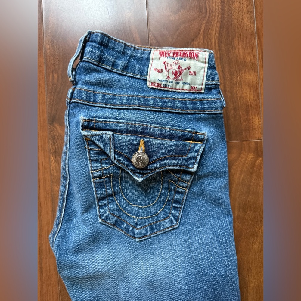 True Religion Bootcut Flare Jeans / Size 25 / Y2K / EUC - Picture 2 of 8